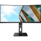 Monitor LED AOC CU34P2A Curbat 34 inch 4 ms Negru 100 Hz