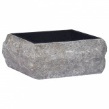 Chiuveta, negru, 30x30x13 cm, marmura GartenMobel Dekor, vidaXL