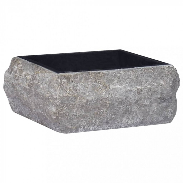 Chiuveta, negru, 30x30x13 cm, marmura GartenMobel Dekor