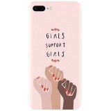 Husa silicon pentru Apple Iphone 8 Plus, Girls Supportgirls