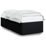 Cumpara ieftin Cadru de pat fara saltea tesatura neagra 80x200 cm