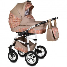 Carucior Flamingo Easy Drive 3in1 Vessanti-Beige foto