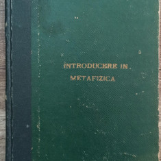 Introducere in metafizica - Ion Petrovici// 1924