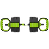Soozier Set de Ganterele Reglabile 4-&icirc;n-1, Utilizabil ca Kettlebell, Bară, Ganteră, Suport pentru Flotări, Set Greutăți de 25 kg pentru Bărbați și Fem