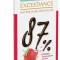 Ciocolata &quot;exceedance&quot; amaruie 87% cu capsuni si indulcitor din stevie 90gr