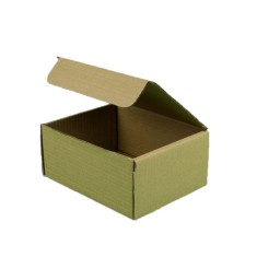 Set 100 Cutii cu Autoformare, 450x250x40 mm, Carton CO3 Natur foto
