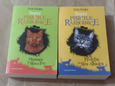 ERIN HUNTER - SUPER PISICILE RAZBOINICE vol.1.2. foto