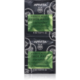 Apivita Express Beauty Cucumber mască facială intens hidratantă 2 x 8 ml