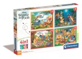 Puzzle Clementoni, 4 in 1, Disney Winnie The Pooh, 12 16 20 24 piese