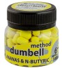 Method Dumbell Carp Baits Addicted, Ananas &amp; N-butyric, Galben, 6mm