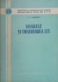 SOARELE SI OBSERVAREA LUI-V.V. SARONOV