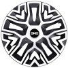 Set 4 Capace Roti 16 &quot; Best Alb-Negru, Compatibile Cu Dacia Nou