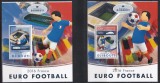 Djibouti 2018 - EURO 2016 Franta,Stadioane, 4 Colite,4 poze,MNH(vezi descrierea)
