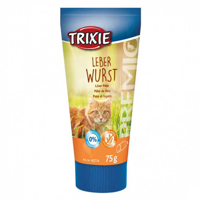 Trixie Leberwurst - pateu de ficat pentru pisici 75 g