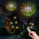 Instalatie luminoasa cu incarcare solara, cu telecomanda, 8 moduri iluminare,