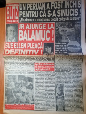 ziarul blitz nr 19-art despre tina turner,al pacino,tom cruise,kim basinger foto