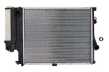 Radiator BMW Seria 5 E39 95-03, motor: 2.0 R6, 2.5 R6, 520x435x34, Aluminiu/ Plastic etansat mecanic, 1427153; 1427154