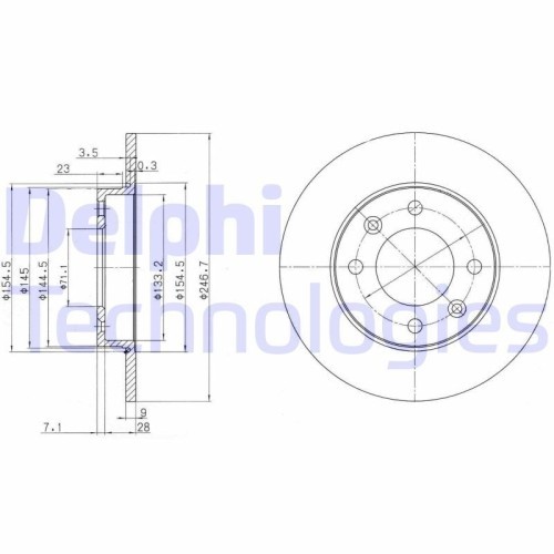 Delphi Disc frana