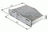 Filtru polen / aer habitaclu FIAT DOBLO Microbus (223, 119) (2001 - 2016) BOSCH 1 987 432 365