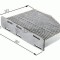 Filtru polen / aer habitaclu FIAT DOBLO Microbus (223, 119) (2001 - 2016) BOSCH 1 987 432 365