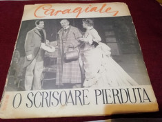 DISC VINIL CARAGIALE O SCRISOARE PIERDUTA 2 VINILURI foto