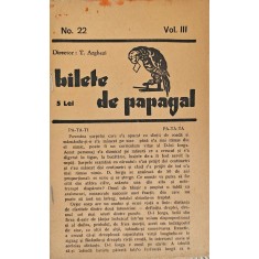 Bilete de Papagal, nr. 22