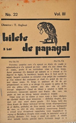 Bilete de Papagal, nr. 22 foto