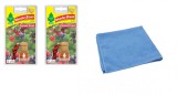 Odorizant auto Wunder- Baum Bottle 2 Pack Forest Fruit si Laveta Microfibra, WUNDER-BAUM&reg;