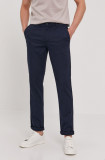 Selected Homme Pantaloni bărbați, culoarea albastru marin