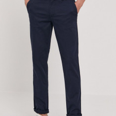 Selected Homme Pantaloni bărbați, culoarea albastru marin