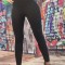 B898-100 Colanti simplu casual cu talie inalta din material elastic