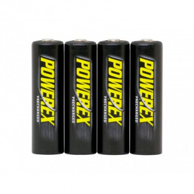 4x Baterii Reincarcabile Powerex AA 2600mAh Preincarcate foto