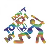 Cumpara ieftin Sticker Honda Don t Touch My