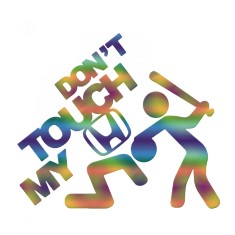 Sticker Honda Don t Touch My