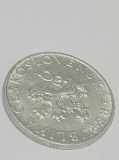 10 coroane 1955, monedă comemorativă din Cehoslovacia, argint
