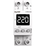 Releu de protectie tensiune monofazat 63A DigiTop V-PRO-63A