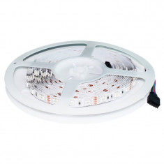 Banda LED RGB, 60 led-uri smd/m, lungime 5 m, 840 lm