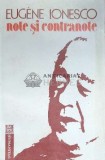 Note si contranote - Eugene Ionesco ($D54)
