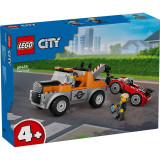 LEGO CITY CAMIONETA DE TRACTARE SI MASINA SPORT 60435
