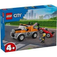 LEGO CITY CAMIONETA DE TRACTARE SI MASINA SPORT 60435 foto