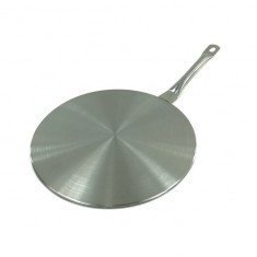 Dispozitiv (adaptor) pentru plite cu inductie KingHoff, inox, diametru 23 cm foto