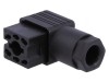 Conector dreptunghiular GO Hirschmann, 6 pini, mufă mamă, IP65, cositorit
