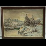 Pictura Peisaj de Iarna
