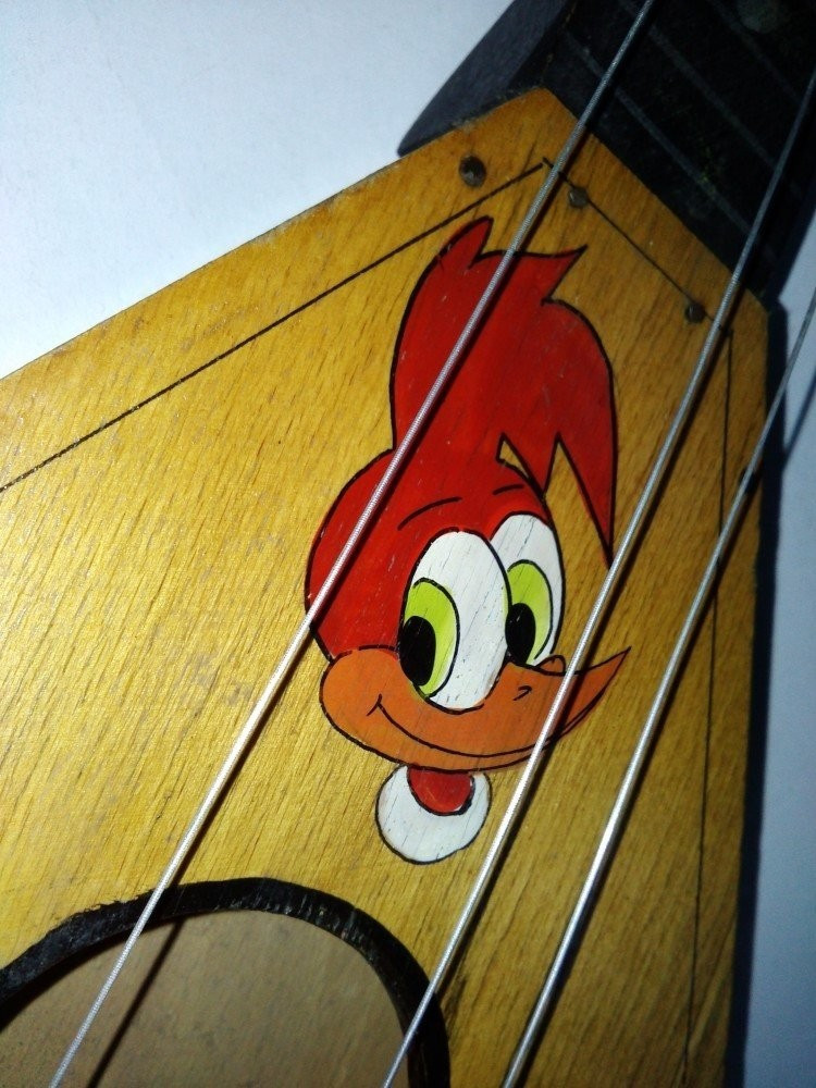 Instrument muzical cu corzi pentru copii, Woodpecker (Ciocanitoarea) Woody  | Okazii.ro