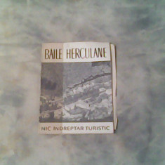 Baile Herculane-mic indreptar turistic-Th.Trapcea