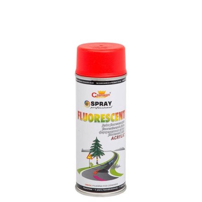Spray vopsea fluorescent 400ml rosu champion color foto