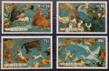 BC566, Niue 1986, serie picturi, cometa Halley