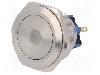 Intrerupator anti-vandalism, ON-ON, &Oslash;30mm, ONPOW - GQ30-11ZD/R/24V/S
