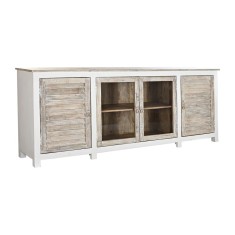 Servantă DKD Home Decor Alb Natural Maro Deschis Lemn de mango 210 x 40 x 82 cm