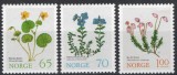 Norvegia 1973 - Flori, flora, serie neuzata